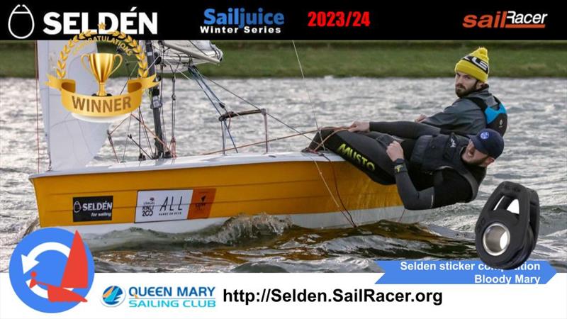 Kieran Shrimpton and Tom Parkhurst during the GJW Direct Bloody Mary photo copyright Tim Olin / www.olinphoto.co.uk taken at Queen Mary Sailing Club and featuring the Merlin Rocket class