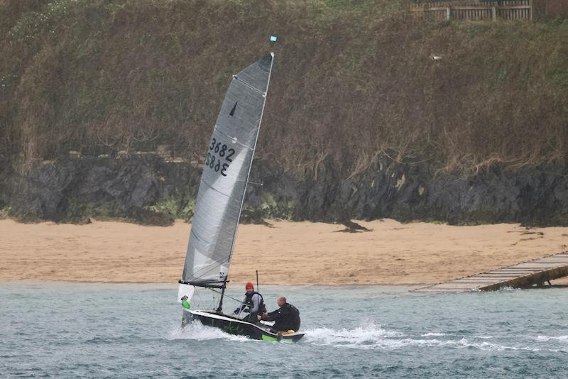 Salcombe Yacht Club Spring Series Race 3 photo copyright Lucy Burn taken at Salcombe Yacht Club and featuring the Merlin Rocket class