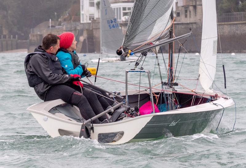 Salcombe Yacht Club Spring Series Race 4 photo copyright Lucy Burn taken at Salcombe Yacht Club and featuring the Merlin Rocket class