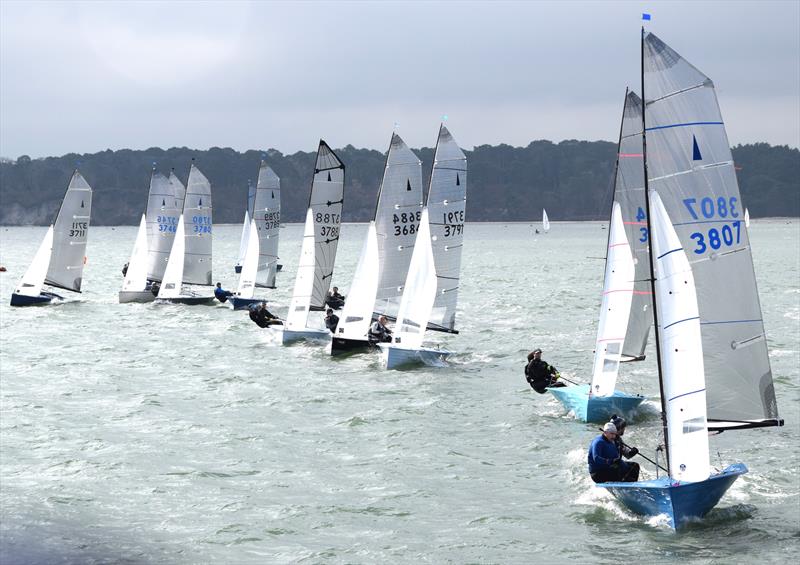 Merlin Rockets during the Parkstone Yacht Club Easter Series photo copyright David Law taken at Parkstone Yacht Club and featuring the Merlin Rocket class