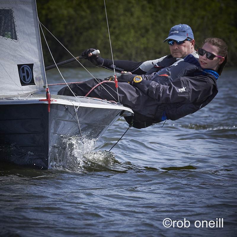 Paul Dean and Hannah Burt finish 4th in Merlin Rocket Allen South East Series Round 2 at Broadwater - photo © Rob O'Neill