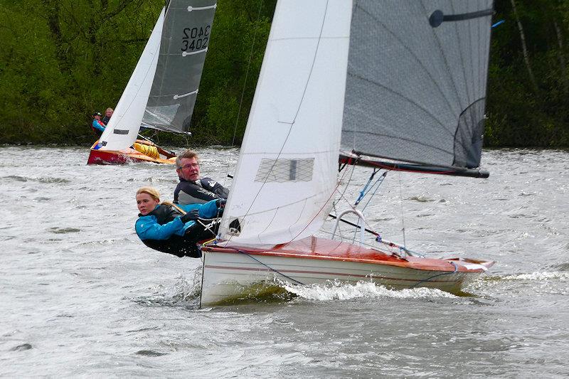 Tony and Jess Copper finished third - Vintage and Classic Merlin Rockets at Fishers Green - photo © Kevin O'Brien