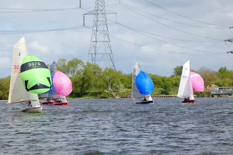 Vintage and Classic Merlin Rockets at Fishers Green photo copyright Kevin O'Brien taken at Fishers Green Sailing Club and featuring the Merlin Rocket class