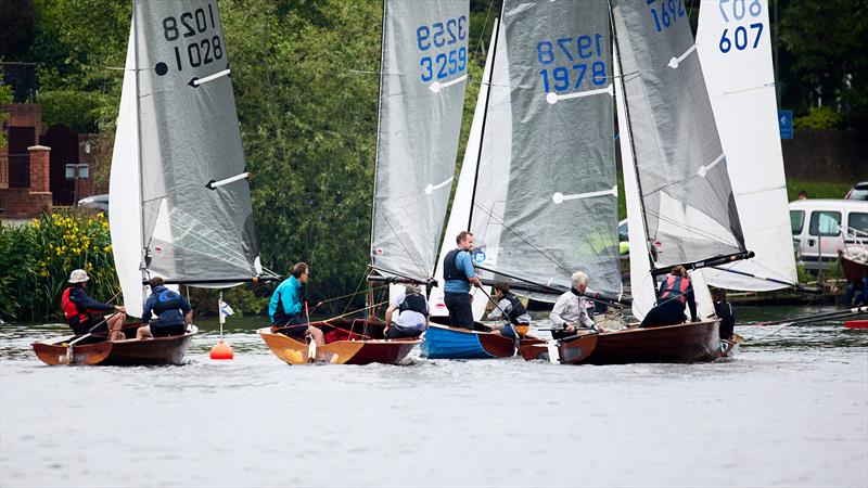 Rowers joining in on the action during the Merlin Rocket Vintage open at Tamesis photo copyright Chris Wade taken at Tamesis Club and featuring the Merlin Rocket class