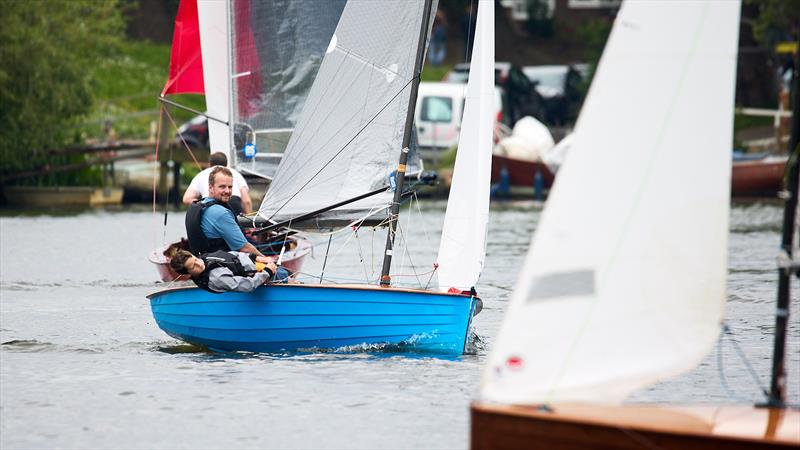 Lady Anne during the Merlin Rocket Vintage open at Tamesis photo copyright Chris Wade taken at Tamesis Club and featuring the Merlin Rocket class