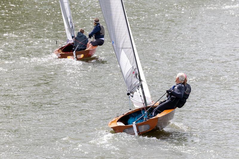 Rob Cage and Jemma Horwood, third overall - Merlin Rocket River Championships photo copyright Tony Ketley taken at Upper Thames Sailing Club and featuring the Merlin Rocket class