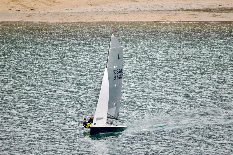 Salcombe Yacht Club Spring Series race 5 photo copyright Lucy Burn taken at Salcombe Yacht Club and featuring the Merlin Rocket class