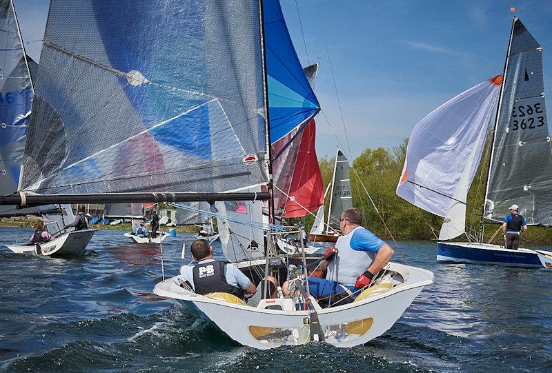 Local Jeremy Deacon sailing with Pete Walker - Merlin Rocket Allen South East Series at Broadwater - photo © Rob O'Neill