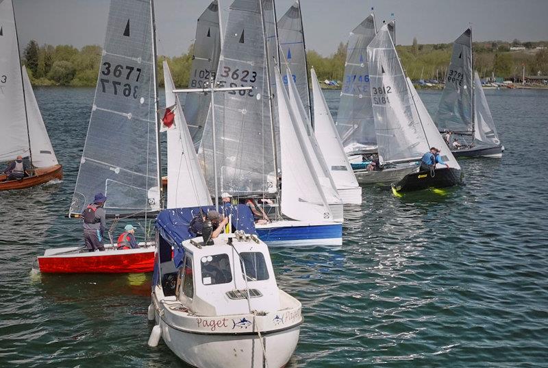 Under starter's orders - Merlin Rocket Allen South East Series at Broadwater - photo © Rob O'Neill