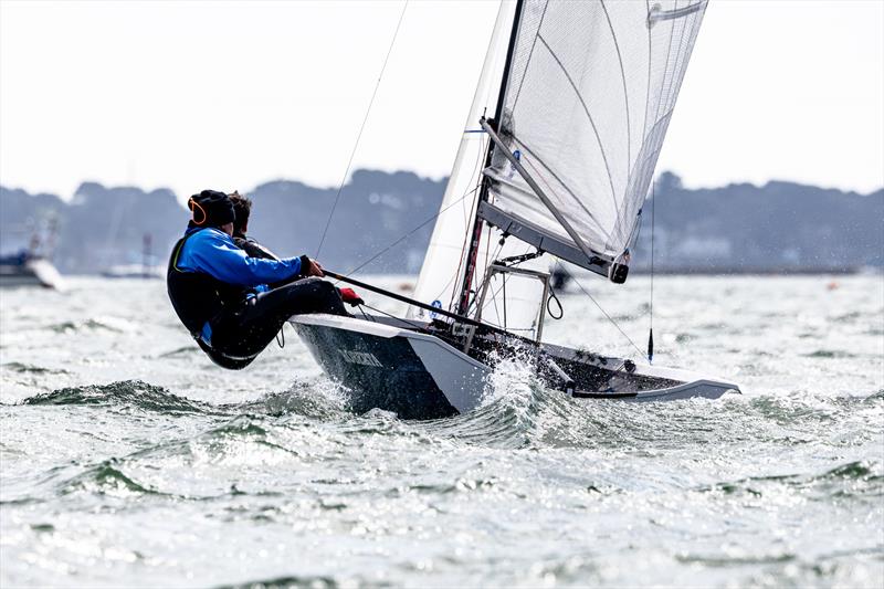 William Warren and Andy Prince during the Craftinsure Silver Tiller at Parkstone Yacht Club photo copyright Phil Jackson / Digital Sailing taken at Parkstone Yacht Club and featuring the Merlin Rocket class