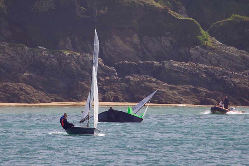 Salcombe YC Sailing Club Series Race 1 photo copyright Lucy Burn taken at Salcombe Yacht Club and featuring the Merlin Rocket class