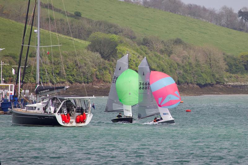 Salcombe YC Sailing Club Series Race 1 photo copyright Lucy Burn taken at Salcombe Yacht Club and featuring the Merlin Rocket class