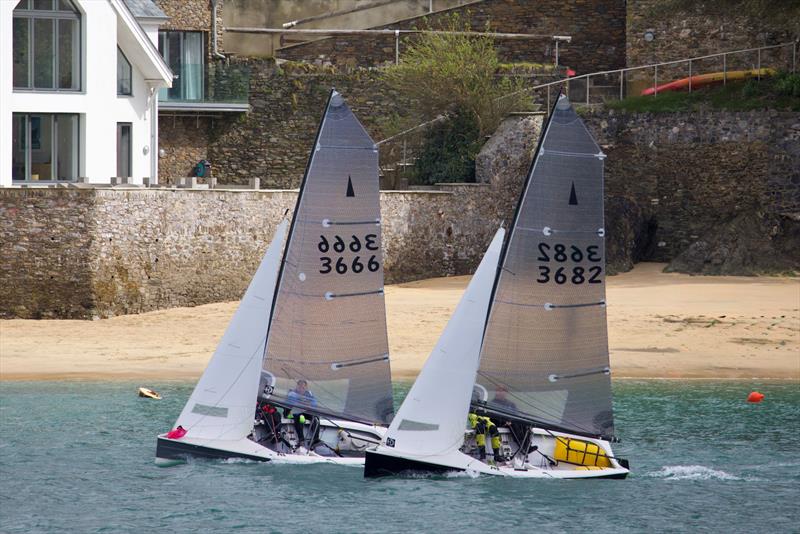 Salcombe YC Sailing Club Series Race 1 photo copyright Lucy Burn taken at Salcombe Yacht Club and featuring the Merlin Rocket class