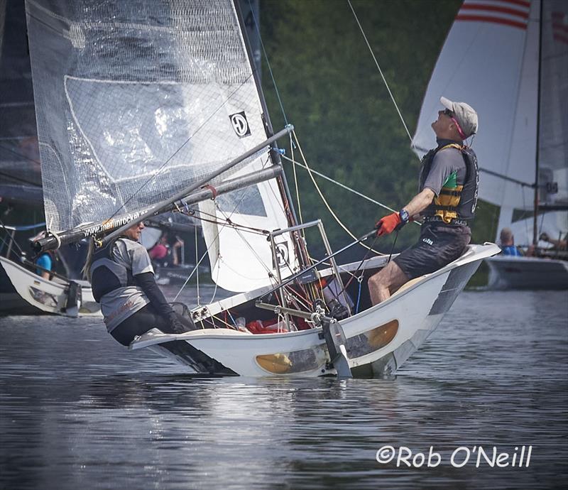 Richard Eastmond and Vana Vlastaki at the Merlin Rocket Wembley Sailing Club Craftinsure Silver Tiller and Allen South East Series event photo copyright Rob O'Neill taken at Wembley Sailing Club and featuring the Merlin Rocket class