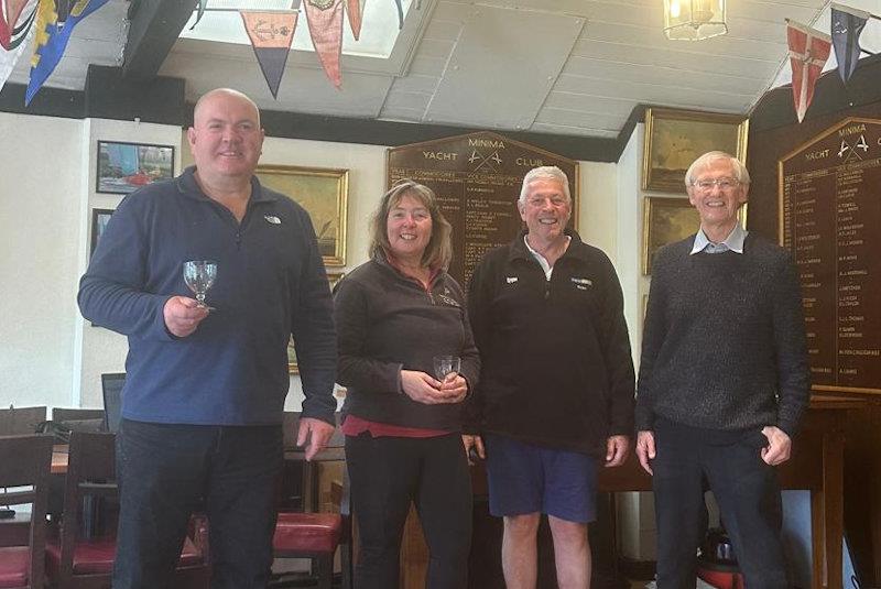 Third place Thames Series, Stuart Jenkins and Nicola Scaddan - Craftinsure DeMay and Thames Series Merlin Rocket event at Minima photo copyright MYC taken at Minima Yacht Club and featuring the Merlin Rocket class