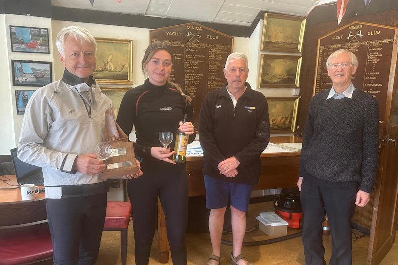 First place DeMay Series, Rob and Hattie Cage - Craftinsure DeMay and Thames Series Merlin Rocket event at Minima photo copyright MYC taken at Minima Yacht Club and featuring the Merlin Rocket class