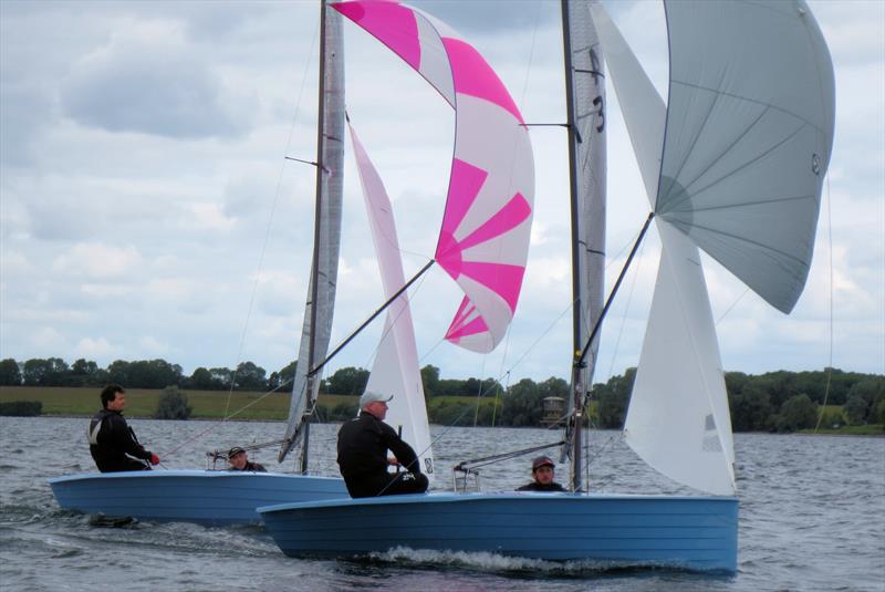 Andy Davis and Ollie Meadowcroft win the Allen Merlin Rocket Inlands at Grafham - photo © Martyn Denchfield