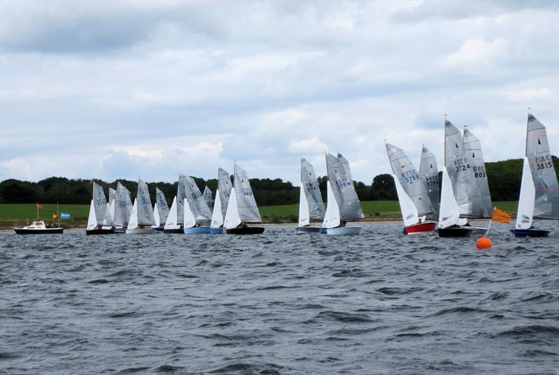 Start of race 6 at the Allen Merlin Rocket Inlands at Grafham - photo © Martyn Denchfield