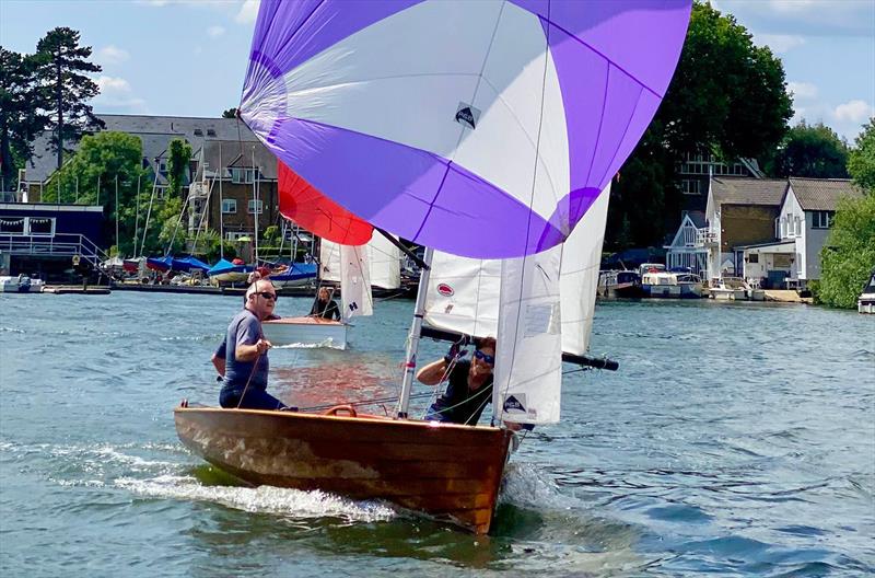 John and Deirdre Bell sailing 'Grace' finish second overall - Merlin Rocket Craftinsure Silver Tiller at Hampton - photo © Peter Norrey