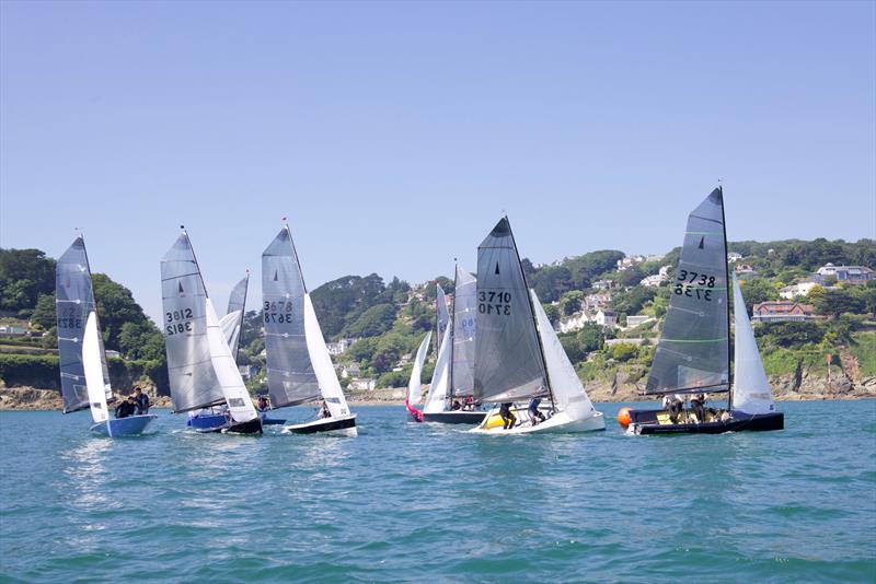 Helly Hansen Merlin Rocket Salcombe Week - Monday racing photo copyright Lucy Burn taken at Salcombe Yacht Club and featuring the Merlin Rocket class