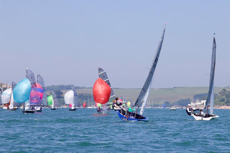 Helly Hansen Merlin Rocket Salcombe Week - Monday racing photo copyright Lucy Burn taken at Salcombe Yacht Club and featuring the Merlin Rocket class