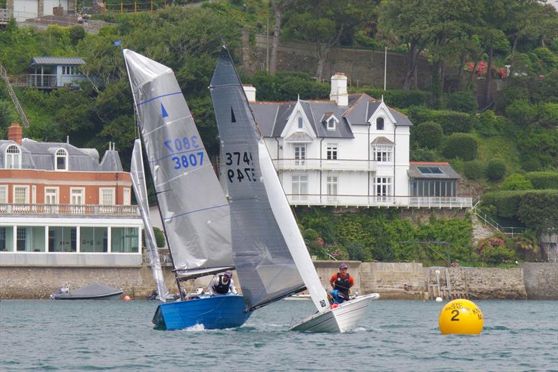 Helly Hansen Merlin Rocket Salcombe Week - Monday racing photo copyright Lucy Burn taken at Salcombe Yacht Club and featuring the Merlin Rocket class