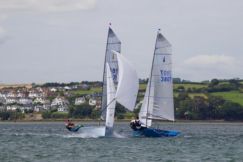 Helly Hansen Merlin Rocket Salcombe Week - Tuesday racing photo copyright Lucy Burn taken at Salcombe Yacht Club and featuring the Merlin Rocket class