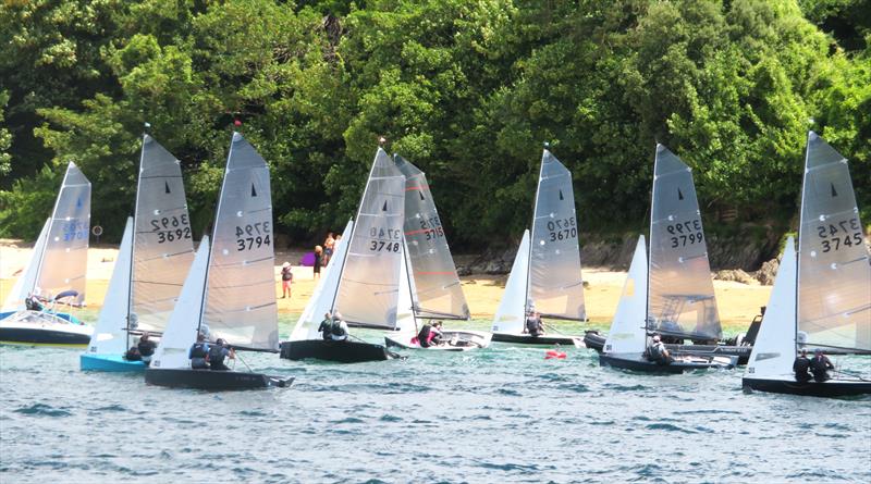 Helly Hansen Merlin Rocket Salcombe Week - Wednesday afternoon race photo copyright Malcolm Mackley taken at Salcombe Yacht Club and featuring the Merlin Rocket class