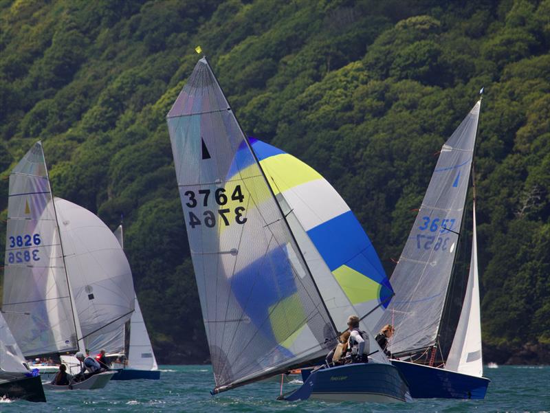 Helly Hansen Merlin Rocket Salcombe Week - Wednesday racing photo copyright Lucy Burn taken at Salcombe Yacht Club and featuring the Merlin Rocket class