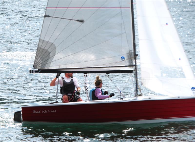 Helly Hansen Merlin Rocket Salcombe Week - Friday am racing photo copyright Malcolm Mackley taken at Salcombe Yacht Club and featuring the Merlin Rocket class