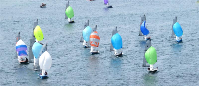 Helly Hansen Merlin Rocket Salcombe Week - Friday am racing photo copyright Malcolm Mackley taken at Salcombe Yacht Club and featuring the Merlin Rocket class