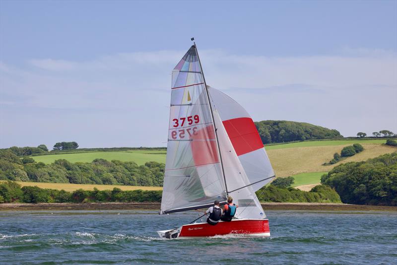 Helly Hansen Merlin Rocket Salcombe Week - Friday racing photo copyright Lucy Burn taken at Salcombe Yacht Club and featuring the Merlin Rocket class