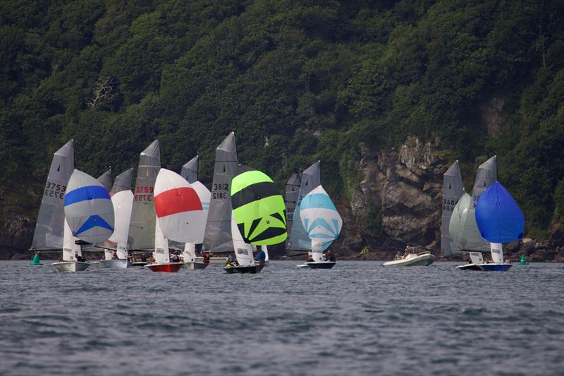 Helly Hansen Merlin Rocket Salcombe Week - Friday racing photo copyright Lucy Burn taken at Salcombe Yacht Club and featuring the Merlin Rocket class