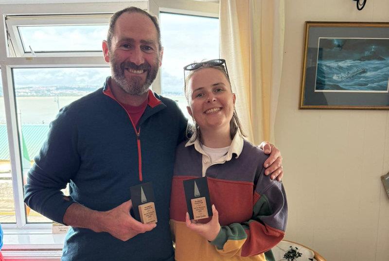 James Wells and Anna Aylward, second overall - Craftinsure Merlin Rocket Silver Tiller and HD Midland Circuit at Mumbles - photo © Rach Meddick