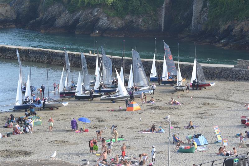 Merlin Rocket Aspire National at Looe Day 3 photo copyright Alex Pausey taken at Looe Sailing Club and featuring the Merlin Rocket class