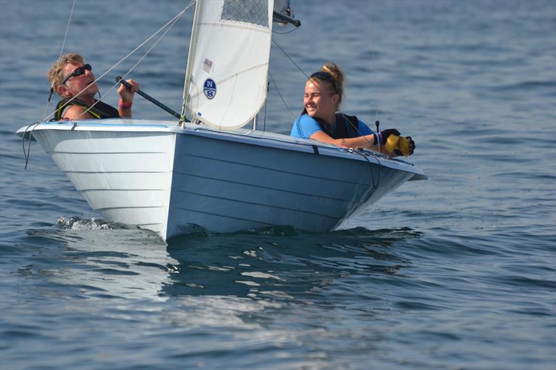 Merlin Rocket Aspire National at Looe Day 3 photo copyright Alex Pausey taken at Looe Sailing Club and featuring the Merlin Rocket class