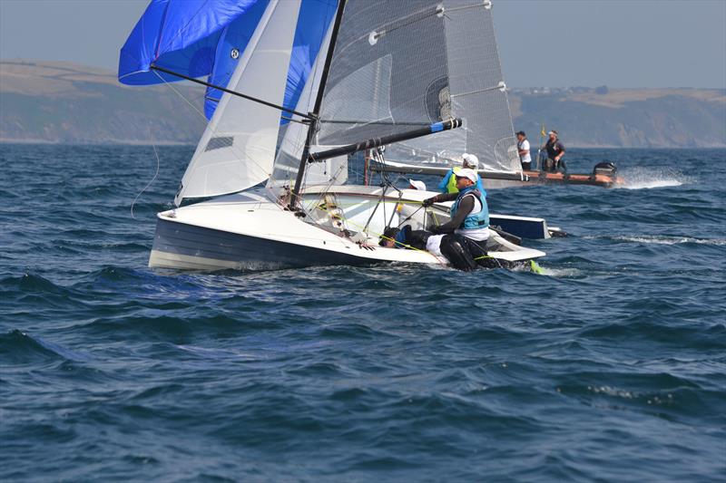 Merlin Rocket Aspire National at Looe Day 4 photo copyright Alex Pausey taken at Looe Sailing Club and featuring the Merlin Rocket class