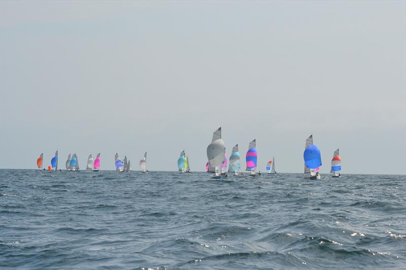 Merlin Rocket Aspire National at Looe Day 4 photo copyright Alex Pausey taken at Looe Sailing Club and featuring the Merlin Rocket class