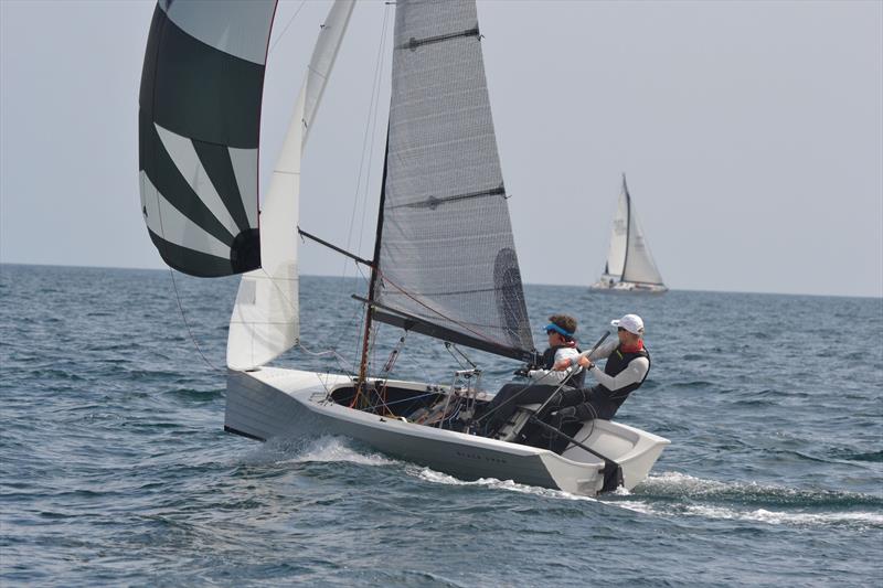 Merlin Rocket Aspire National at Looe Day 4 photo copyright Alex Pausey taken at Looe Sailing Club and featuring the Merlin Rocket class