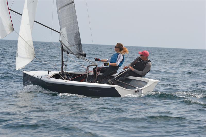 Merlin Rocket Aspire National at Looe Day 4 photo copyright Alex Pausey taken at Looe Sailing Club and featuring the Merlin Rocket class