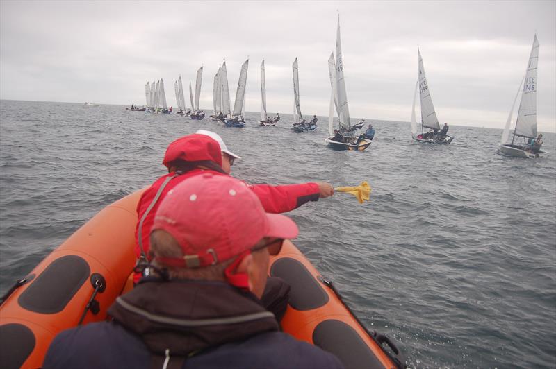 Merlin Rocket Aspire National at Looe Day 4 photo copyright Alex Pausey taken at Looe Sailing Club and featuring the Merlin Rocket class