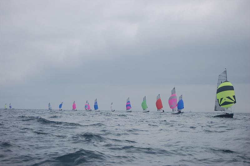 Merlin Rocket Aspire National at Looe Day 4 photo copyright Alex Pausey taken at Looe Sailing Club and featuring the Merlin Rocket class