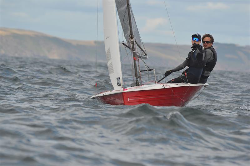 Merlin Rocket Aspire National at Looe Day 5 photo copyright Alex Pausey taken at Looe Sailing Club and featuring the Merlin Rocket class