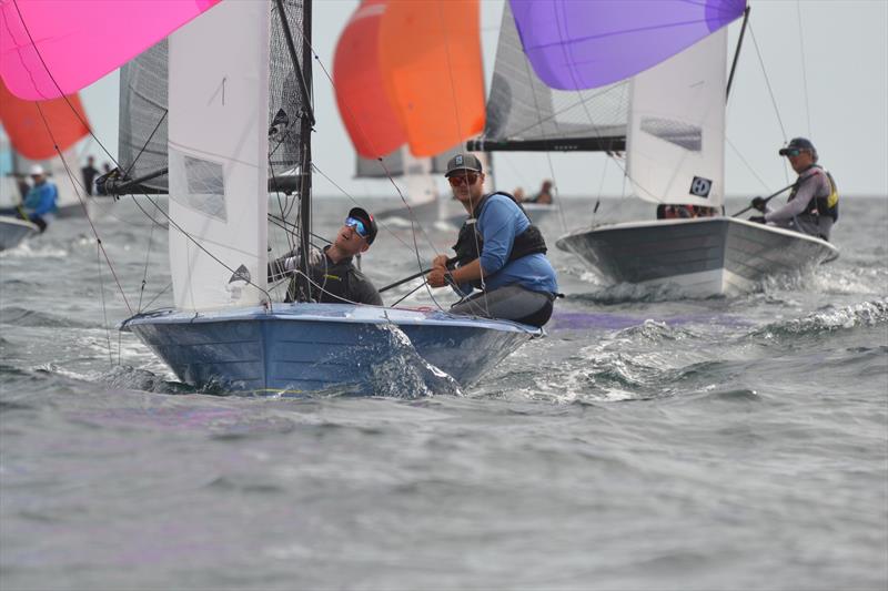 Merlin Rocket Aspire National at Looe Day 5 photo copyright Alex Pausey taken at Looe Sailing Club and featuring the Merlin Rocket class