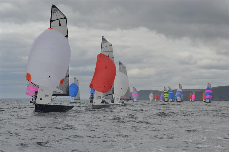 Merlin Rocket Aspire National at Looe Day 5 photo copyright Alex Pausey taken at Looe Sailing Club and featuring the Merlin Rocket class