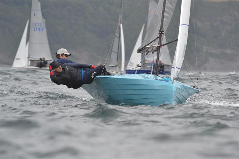 Merlin Rocket Aspire National at Looe Day 5 photo copyright Alex Pausey taken at Looe Sailing Club and featuring the Merlin Rocket class