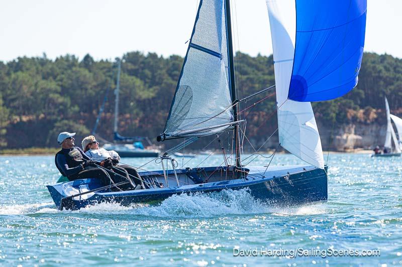 Poole Week 2025 Day 2 photo copyright David Harding / www.sailingscenes.com taken at Parkstone Yacht Club and featuring the Merlin Rocket class