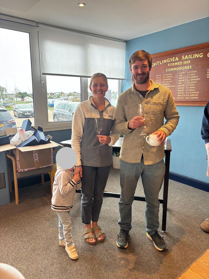 Sarah Conlon and Tom Ballentine, third in the Merlin Rocket Women's Championship at Brightlingsea photo copyright Livvy Bell taken at Brightlingsea Sailing Club and featuring the Merlin Rocket class