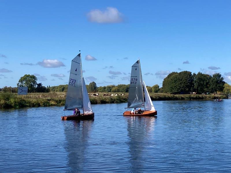 Light wind racing during the Merlin Rocket HD Sails Midland Circuit, Classic Series and Craftinsure Vintage Series at Trent Valley photo copyright Helen Neaverson taken at Trent Valley Sailing Club and featuring the Merlin Rocket class