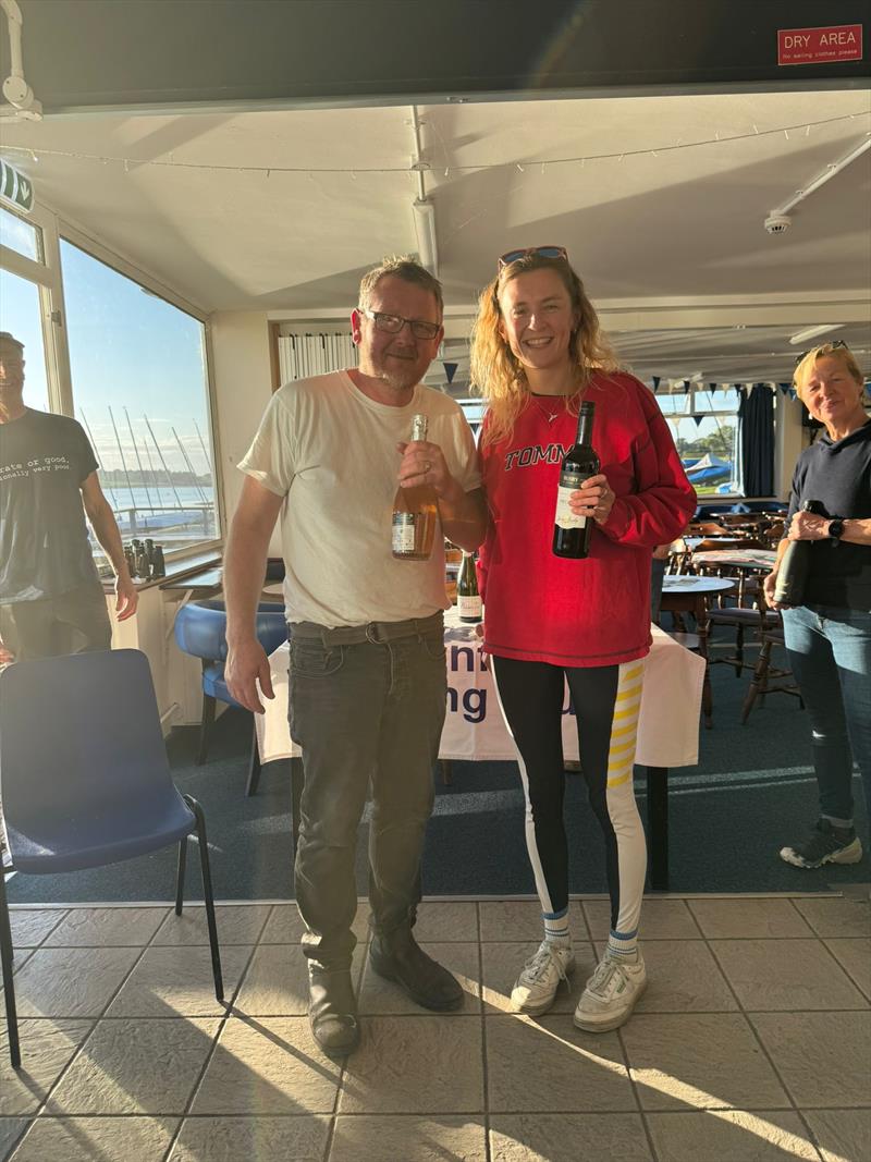 David Winder and Beka Jones - Second Overall at the Craftinsure Silver Tiller, Classic and Midland Circuit event at Blithfield photo copyright Cliff Sagar taken at Blithfield Sailing Club and featuring the Merlin Rocket class